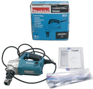 Makita Electric Works, Ltd., Japan, No. JN3201: Extra Clean 10 Ga. 3.2mm "Nibbler"