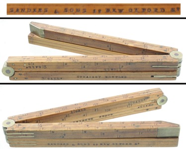 Sanders & Sons/New Oxford St., Lo: Extra Clean Folding Wantage Rod