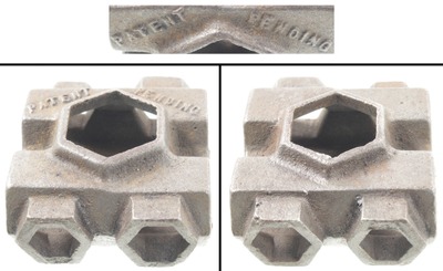 Unmarked: Unus. Cast Iron Hex Nut Wrench