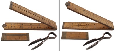 Assorted Makers: Two Uncommon Folding Rule
