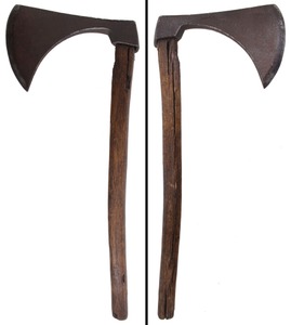 Unmarked: Early European Dbl. Bevelelling Axe