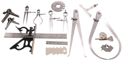Assorted Makers: Lot Of Extra Clean Machinists' Tools