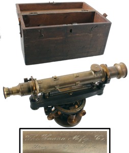 Hanna Manufacturing Company, Troy, New York: Precision Surveyor's "Wye" Level