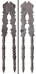 Unmarked: Ornate Hand-Filed Early Nut Cracker