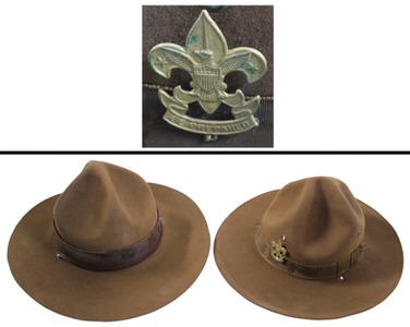 Boy Scouts Of America: Two Scout Leader "Campaign" Hats