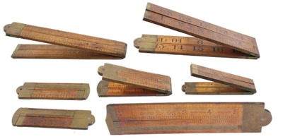 Assorted Makers: Seven Clean Boxwood Folding Rules