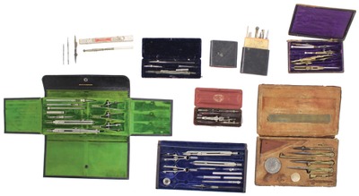 Assorted Makers: Lot Of Assorted Drafting Sets