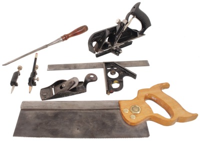 Assorted Makers: Lot Of Clean & Usabl Woodworking Tools