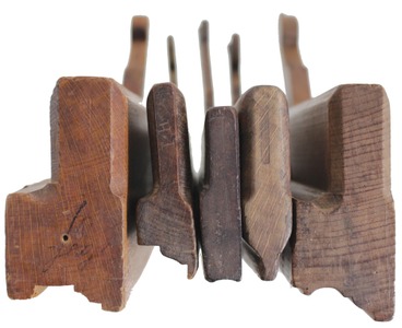 Assorted Makers: Five 18th Century Ty Molding Plane