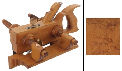 A.C. Bartlett, No. 132: Handled Boxwood Plow Plane