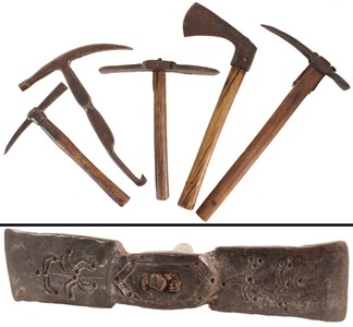 Assorted Makers: Five Hand Forged Hatchets & Hammers