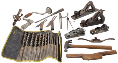 Assorted Makers: Lot Of Sound & Usabl Woodworking Tools