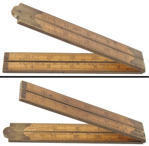Stanley Rule & Level, No. 60: Two-Foot/Four-Fold Folding Rule