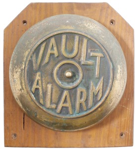 Assorted Makers: Solid Brass "Vault Alarm" Bell