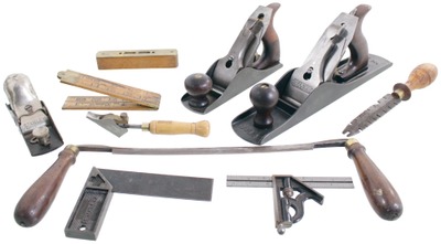 Assorted Makers: Lot Of Clean & Usabl Woodworking Tools