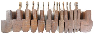 Gabriel, (London): Lot Of 13 Clean 18th C. H/R Molding Plane