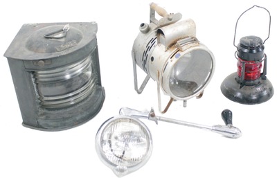Assorted Makers: Four Eary Type Lighting Items
