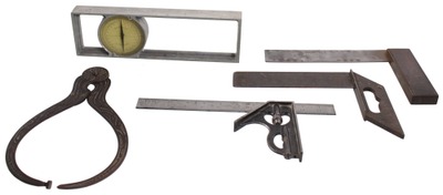 Assorted Makers: Lot Of Early Type Layout Tools