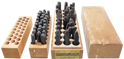 Assorted Makers: Two Full Sets Of Letter Stamps