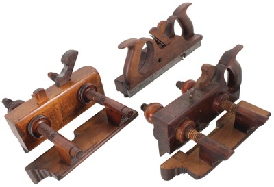 Assorted Makers: Two Screw Arm Plow Planes