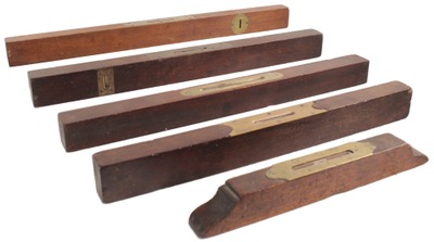 Unmarked: Five Early R'wood & Mahogany Levels