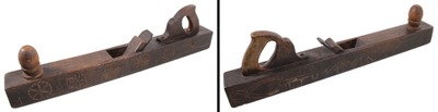 Unmarked: Carved & Decorted Euro. Jointer Plane
