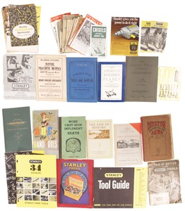Stanley Rule & Level: Lot Of Orig. & Repri Pamphlete & Catalogs