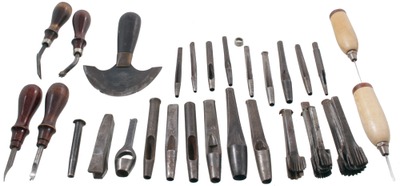 Assorted Makers: Lot Of Assorted Leather Tool