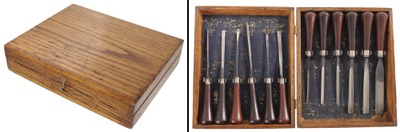 Millers Falls Company, Millers Falls, Massachusetts, No. 3: Boxed Set Of 12 Carving Tool