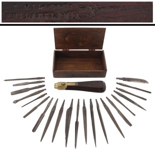 E. Mills & Company, Philadelphia, Pennsylvania: Rosewood Handle Tool Handle