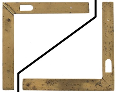 Canuet A Paris: Folding Engineers Brass Rule