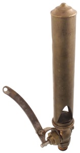 Unmarked: Extra Clean Long Bell Steam Whistle