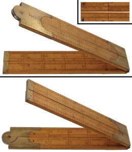 Stanley Rule & Level, No. 77: Two-Foot/ Four-Fold Folding Rule