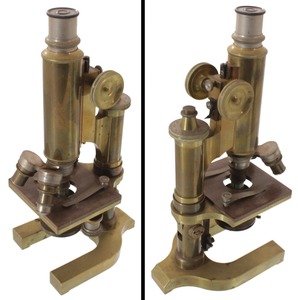 Spencer Lens Company, Buffalo, New York: Precision Brass Microscope