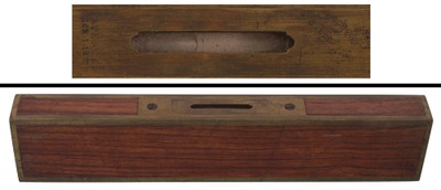 Stratton Brothers (Unmarked), No. 10: Brass Bound Mahogany Level