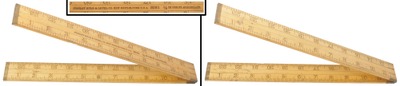 Stanley Rule & Level, No. 31: Early Shrinkage Folding Rule