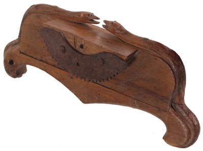 Unmarked: Early Hand Carved Sawtooth Croze