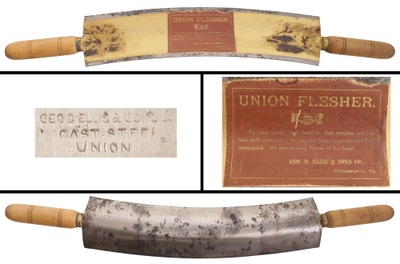 Ellis & Sons, George B./Philadelp: Extra Clean Curriers Fleshing Knife