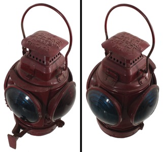 Dressel Railway Lamp & Signal Company, Arlington, New Jersey: Four Sided R.R. Signal Lantern