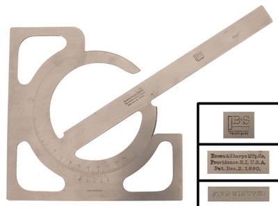 Brown & Sharpe Manufacturing Company, Providence, Rhode Island: Draughtsman's Protractor
