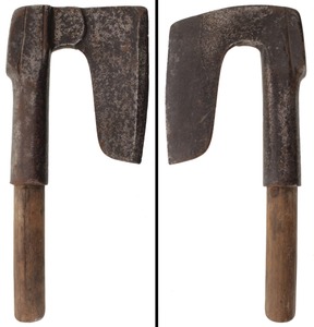 Unmarked: Early Hand Forged Hewing Axe