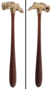 John Heinz, Corvallis, Oregon: Fancy Lost Wax Cast Bronze Hammer
