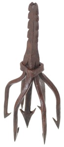 Unmarked: Early Hand Forged Fish Spear