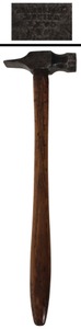 Cartwright, John/Pittsburgh, Pa: Early Metal Working Hammer