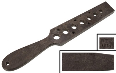 Morse Twist Drill & Machine Company, New Bedford, Massachusetts: Rare First Model Twist Drill Gauge