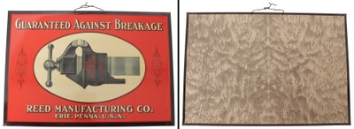 Reed Manufacturing Company, Erie, Pennsylvania: "Reed Vises" Advertising Sign