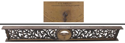 L.L. Davis, Springfield, Massachusetts: 24" Tall Frame Spirit Level