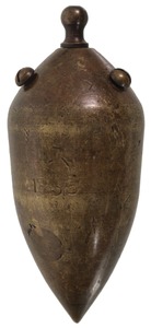 Unmarked: Unus. Ovate Form Plumb Bob