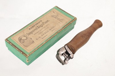 Snell & Co., E.S./Brockton, Mass.: "Sanford's Improved" Leather Edge Plane