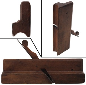 I. Walton, In Reading: Early Yellow Birch Hollow Molding Plane